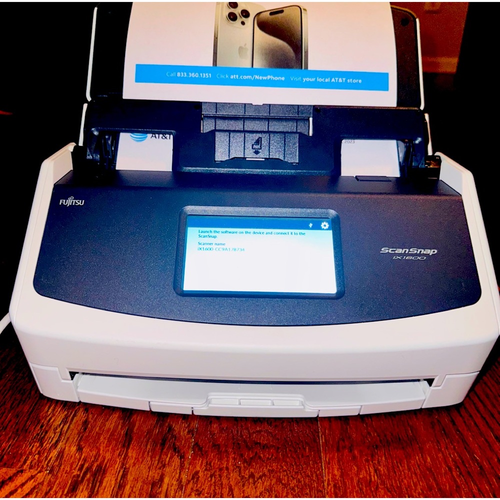 New Fujitsu ScanSnap iX1300 Compact Wireless/USB Double-Sided Color Doc Scanner